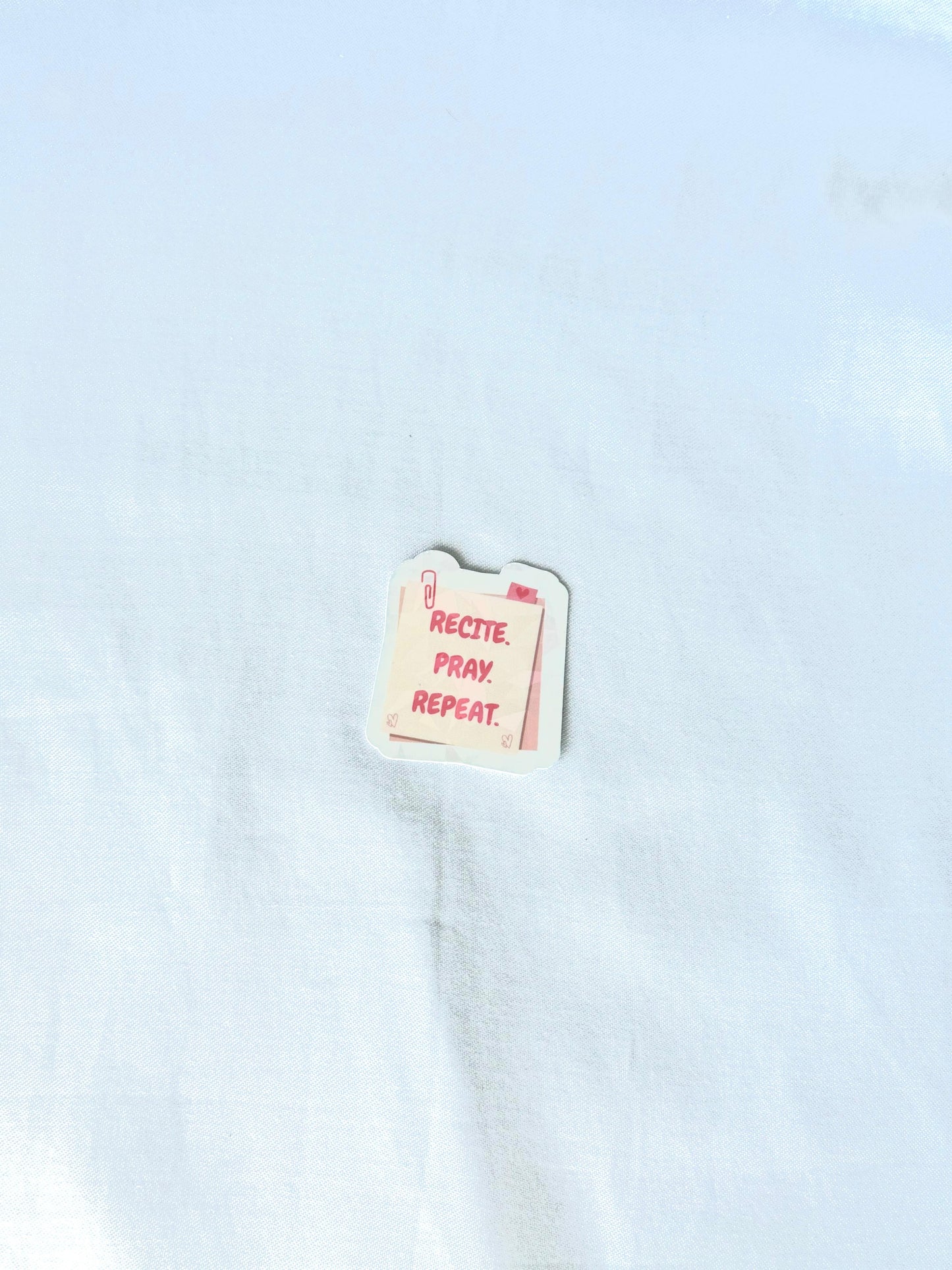 Recite Pray Repeat Sticker