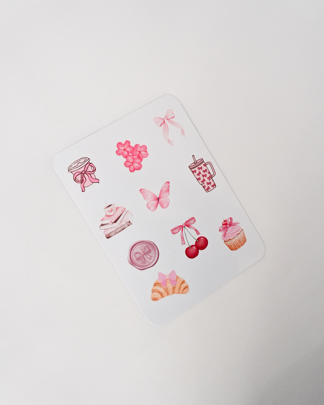 Bows & Bakes Sticker Sheets