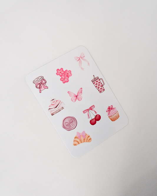 Bows & Bakes Sticker Sheets