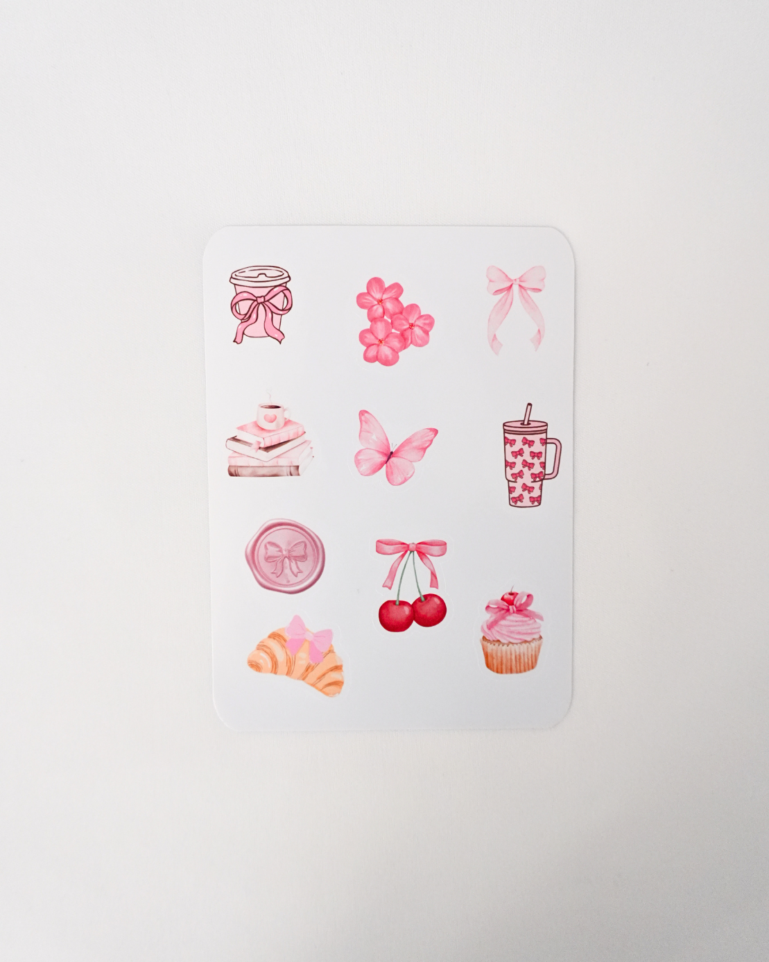 Bows & Bakes Sticker Sheets