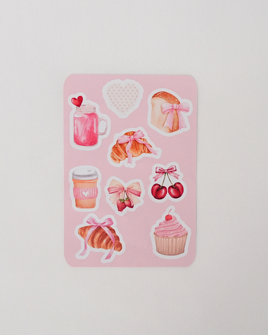 Pink Bow Patisserie | Sticker Sheet