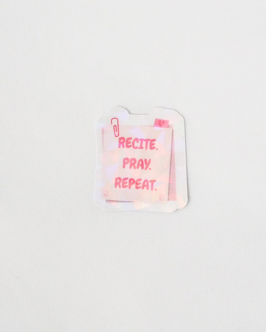 Recite Pray Repeat Sticker