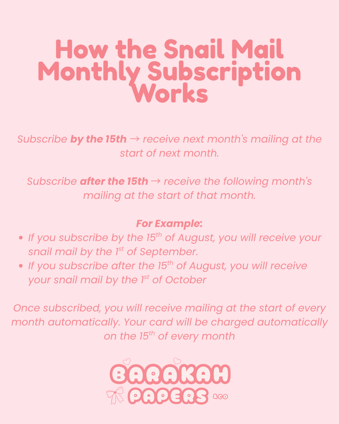 Islamic Snail Mail