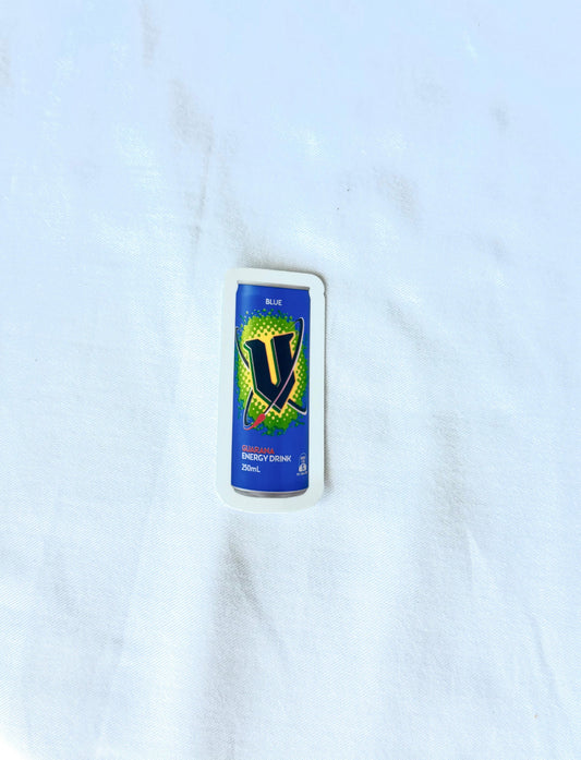 Blue V Sticker