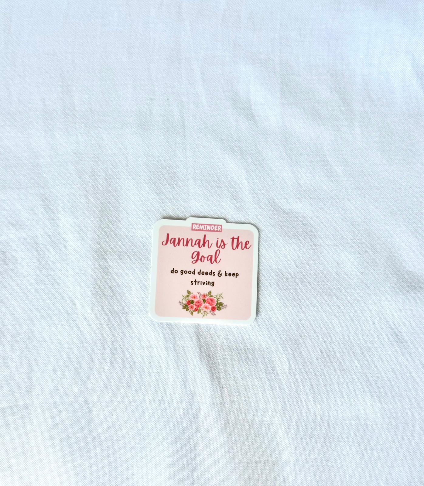 Jannah is the Goal Sticker